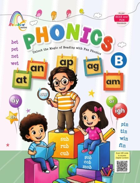 Rainbow Series UKG Phonics Skill Book B